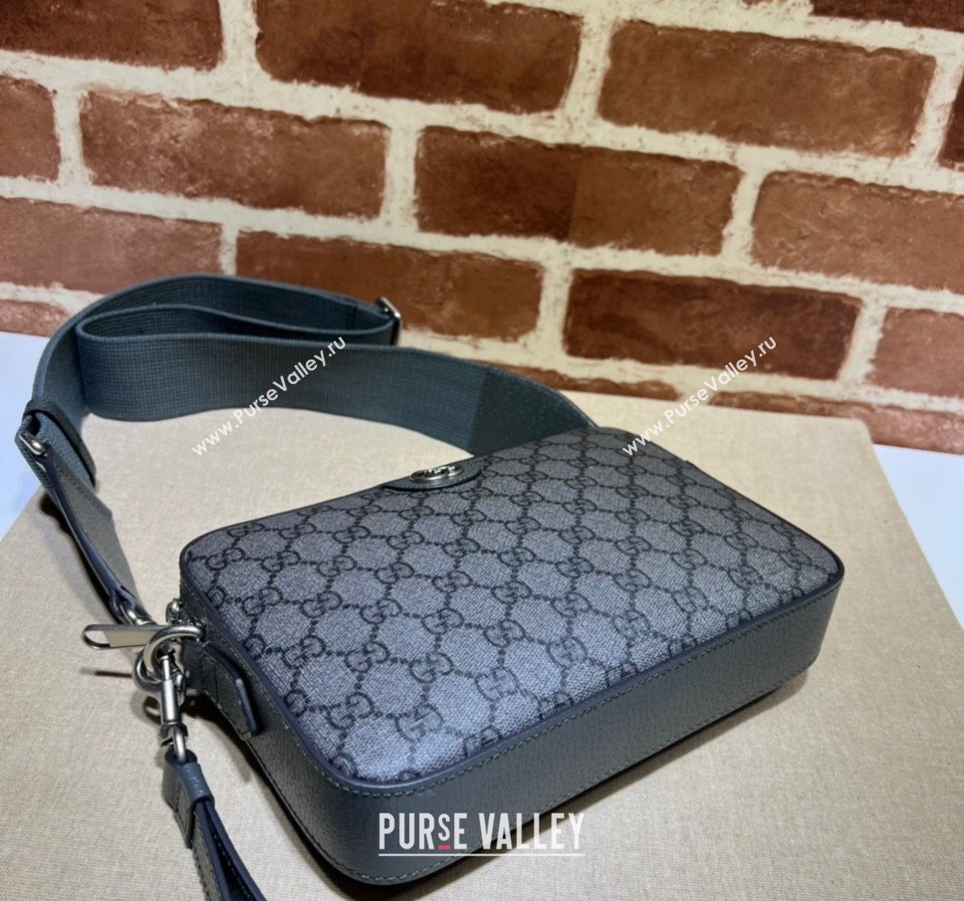 Gucci Ophidia GG crossbody bag 699439 Gray 2024 (dlh-23112423)