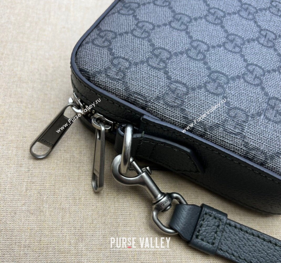 Gucci Ophidia GG crossbody bag 699439 Gray 2024 (dlh-23112423)