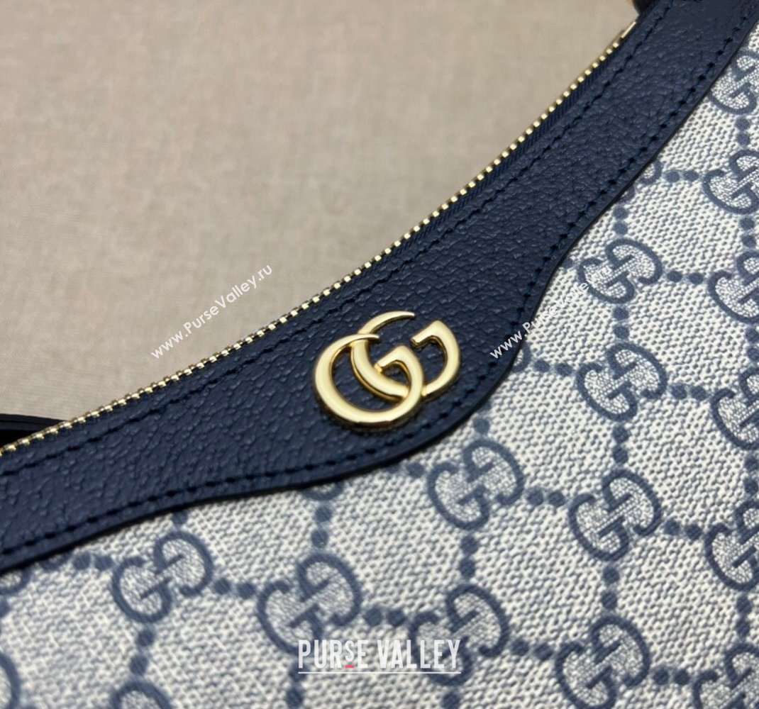 Gucci Ophidia GG small handbag 735145 Beige/Blue 2024 (dlh-23112419)