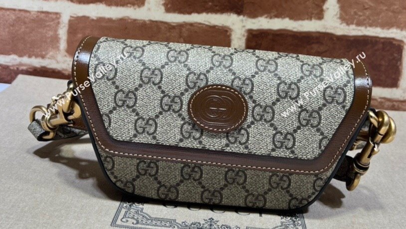 Gucci GG Supreme top handle mini bag 723762 Beige 2024 (dlh-23112409)