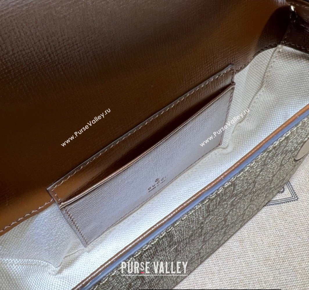 Gucci GG Supreme top handle mini bag 723762 Beige 2024 (dlh-23112409)