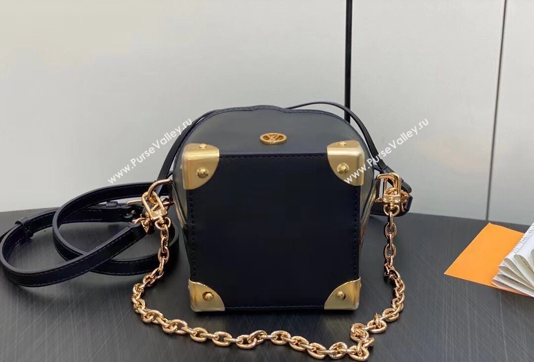 Louis Vuitton LV Charms Noe Purse Bag M82886 Leather Black 2023 (kiki-23111327)