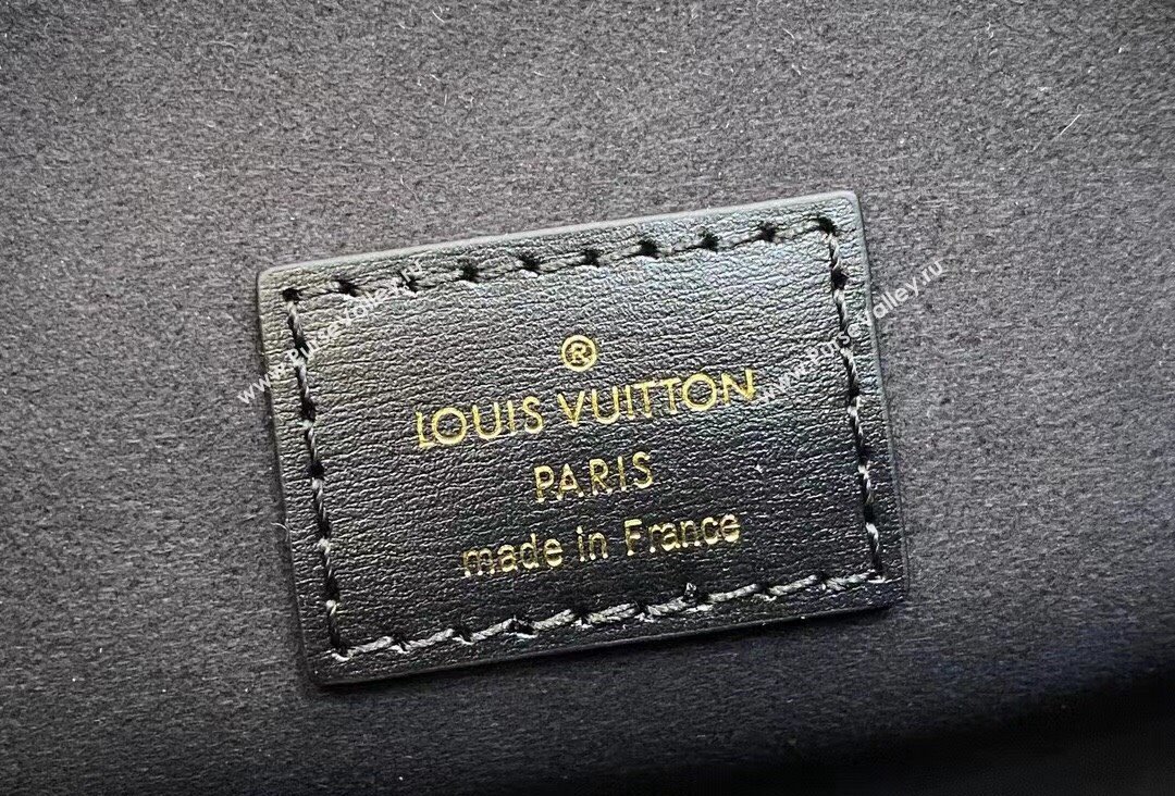 Louis Vuitton LV Charms Noe Purse Bag M82886 Leather Black 2023 (kiki-23111327)