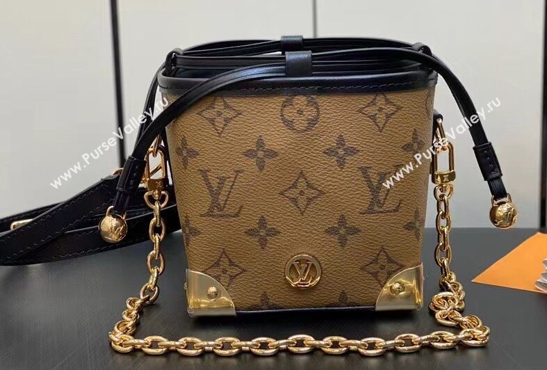 Louis Vuitton Monogram Reverse Canvas LV Charms Noe Purse Bag M82885 2023 (kiki-23111328)