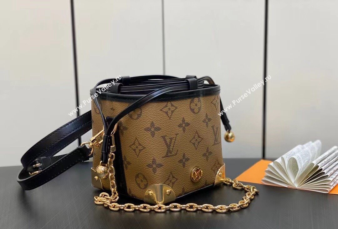Louis Vuitton Monogram Reverse Canvas LV Charms Noe Purse Bag M82885 2023 (kiki-23111328)