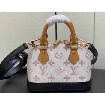 Louis Vuitton Monogram Canvas Nano Alma Bag M82717 White 2023 (kiki-23111339)