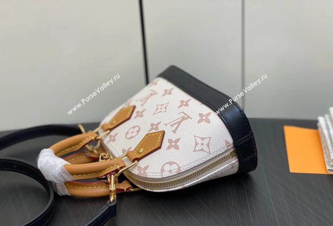 Louis Vuitton Monogram Canvas Nano Alma Bag M82717 White 2023 (kiki-23111339)