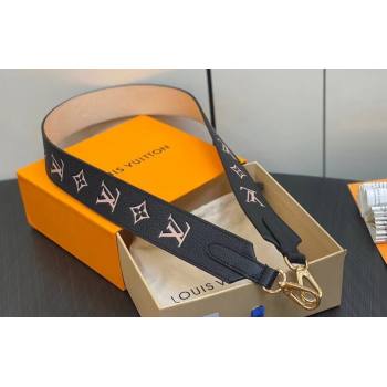 Louis Vuitton Monogram Empreinte Leather Bandoulière J02520 Black / Beige 2023 (kiki-23111331)