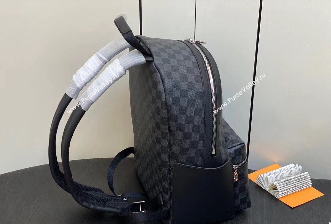 Louis Vuitton Damier Graphite Canvas Discovery Backpack PM Bag N40514 2023 (kiki-23111319)