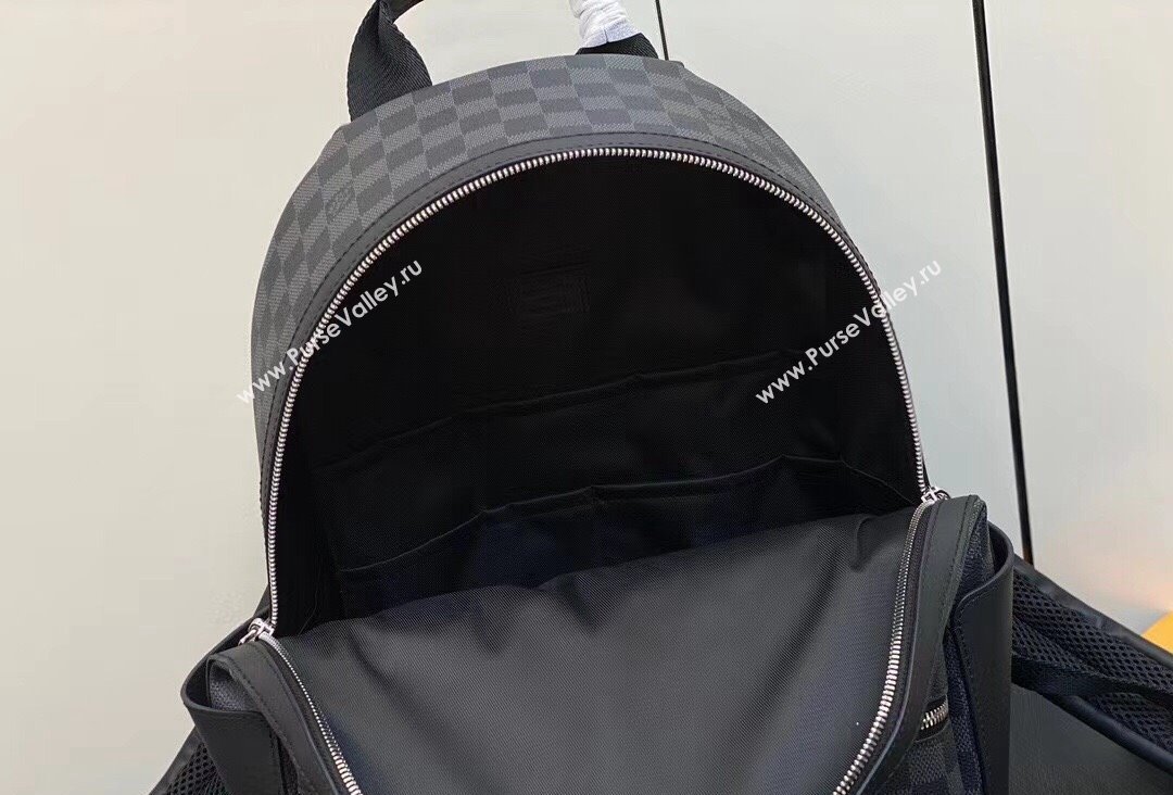 Louis Vuitton Damier Graphite Canvas Discovery Backpack PM Bag N40514 2023 (kiki-23111319)