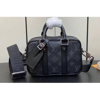 Louis Vuitton Nano Porte Documents Voyage Bag M82770 Monogram Eclipse Canvas 2023 (kiki-23111308)