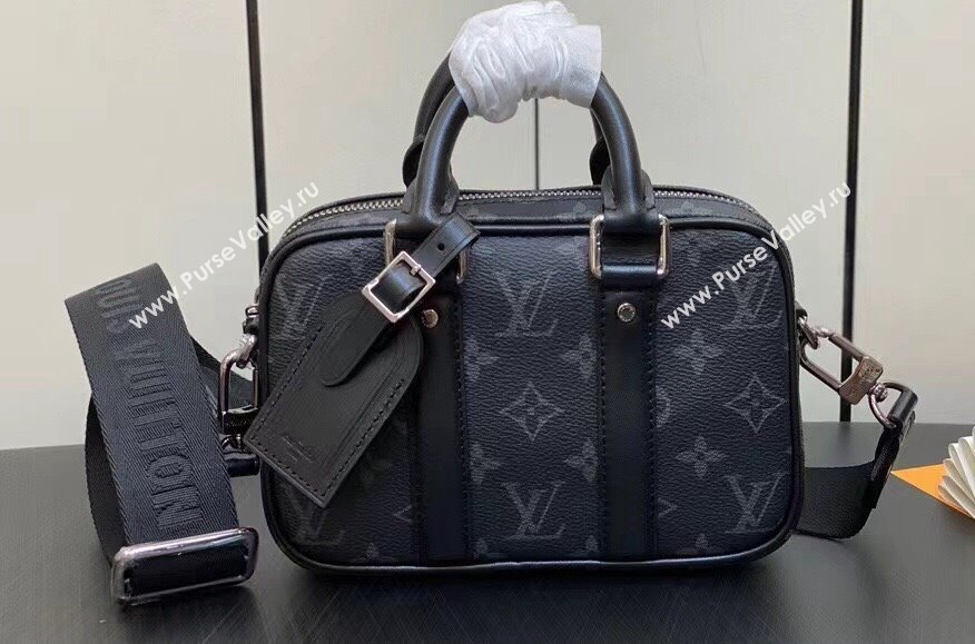 Louis Vuitton Nano Porte Documents Voyage Bag M82770 Monogram Eclipse Canvas 2023 (kiki-23111308)