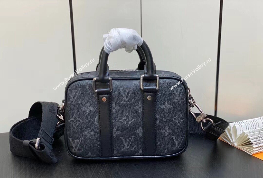Louis Vuitton Nano Porte Documents Voyage Bag M82770 Monogram Eclipse Canvas 2023 (kiki-23111308)