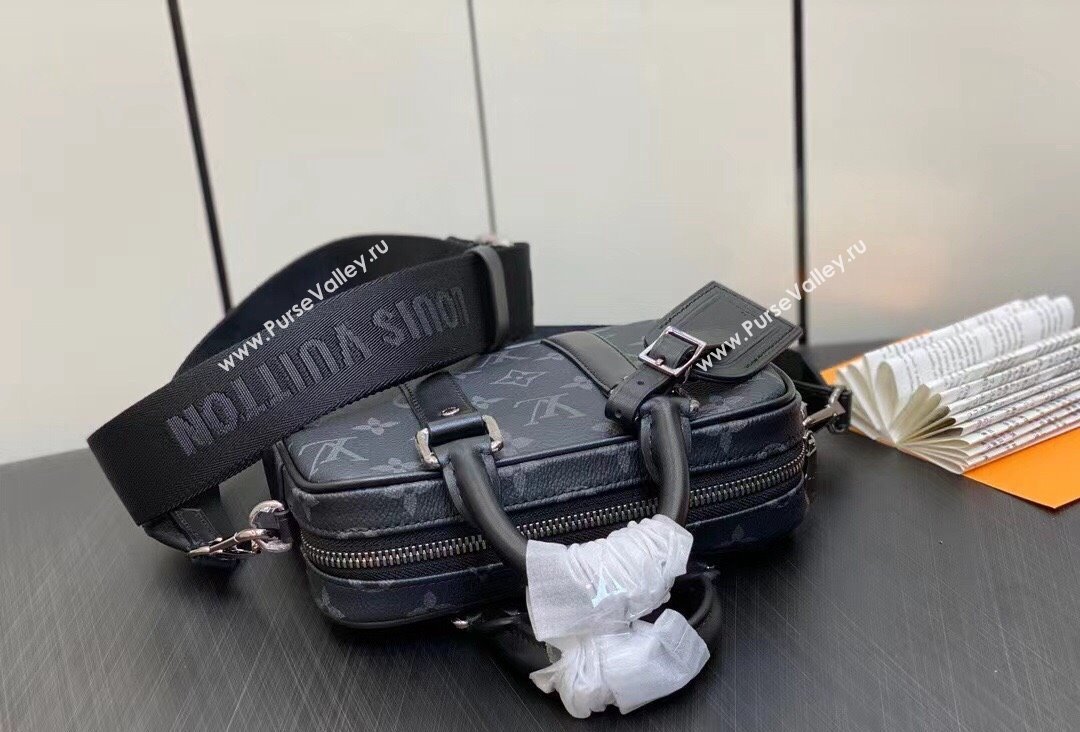 Louis Vuitton Nano Porte Documents Voyage Bag M82770 Monogram Eclipse Canvas 2023 (kiki-23111308)
