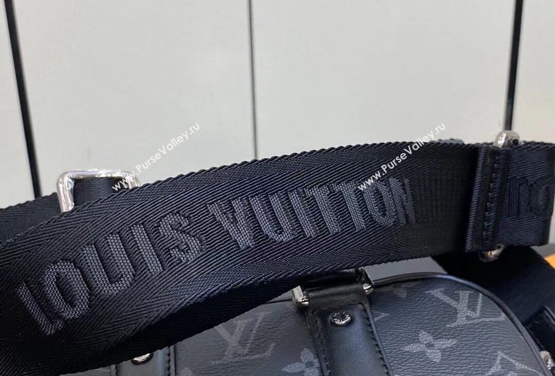 Louis Vuitton Nano Porte Documents Voyage Bag M82770 Monogram Eclipse Canvas 2023 (kiki-23111308)