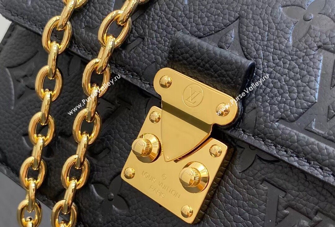 Louis Vuitton Monogram Empreinte leather Wallet On Chain Métis Bag M82637 Black 2023 (kiki-23111367)