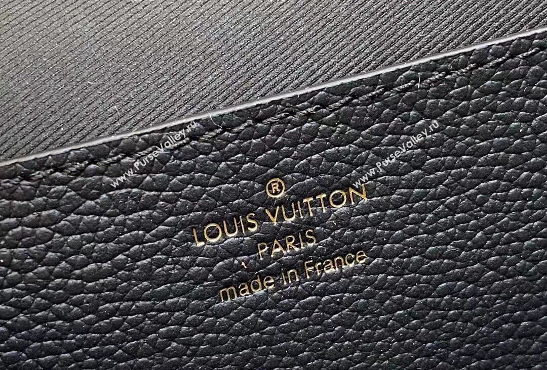 Louis Vuitton Monogram Empreinte leather Wallet On Chain Métis Bag M82637 Black 2023 (kiki-23111367)
