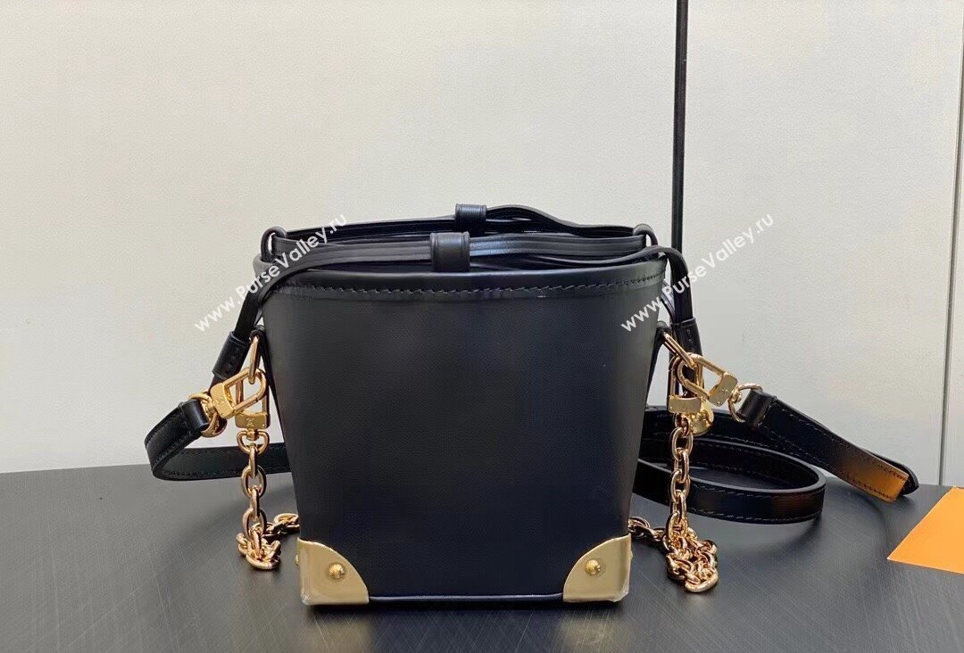 Louis Vuitton LV Charms Noe Purse Bag M82886 Leather Black 2023 (kiki-23111327)