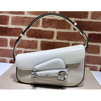 Gucci Horsebit 1955 small shoulder bag 764155 leather White (dlh-23111419)