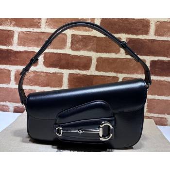 Gucci Horsebit 1955 small shoulder bag 764155 leather Black (dlh-23111418)