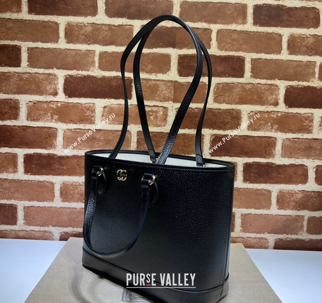 Gucci Ophidia mini tote bag 765043 Leather Black 2024 (dlh-23112301)