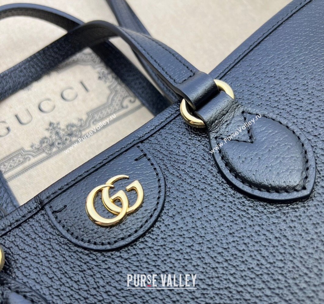 Gucci Ophidia mini tote bag 765043 Leather Black 2024 (dlh-23112301)