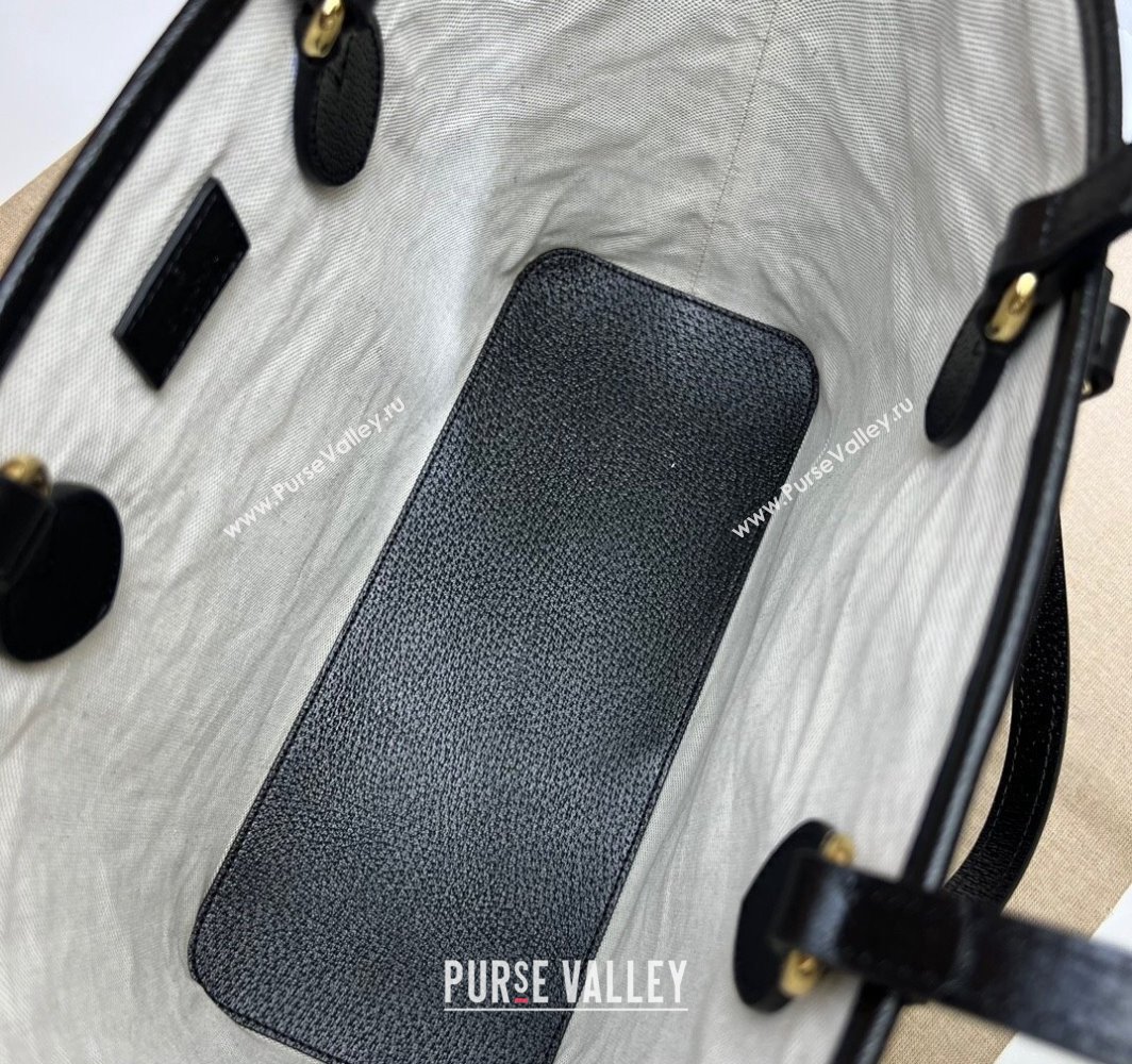 Gucci Ophidia mini tote bag 765043 Leather Black 2024 (dlh-23112301)