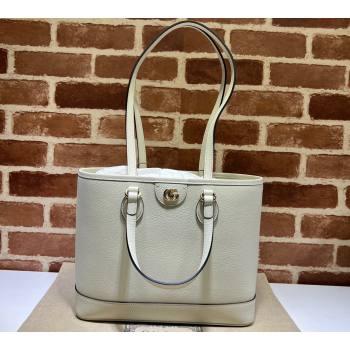 Gucci Ophidia mini tote bag 765043 Leather White 2024 (dlh-23112302)