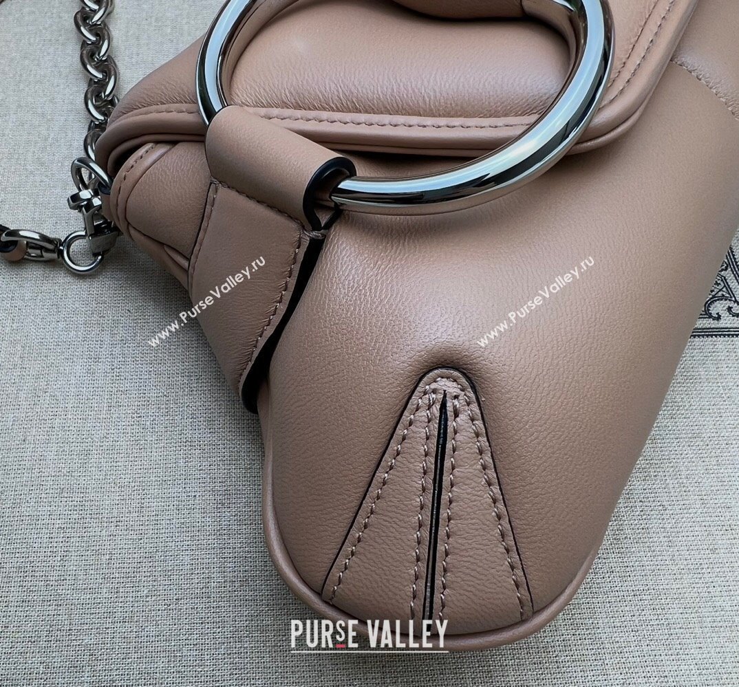 Gucci Horsebit Chain medium shoulder bag 764255 quilted leather Beige (dlh-23111404)