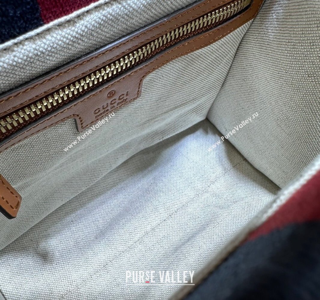 Gucci Mini Interlocking G tote bag 727735 White cotton canvas 2024 (dlh-23112204)