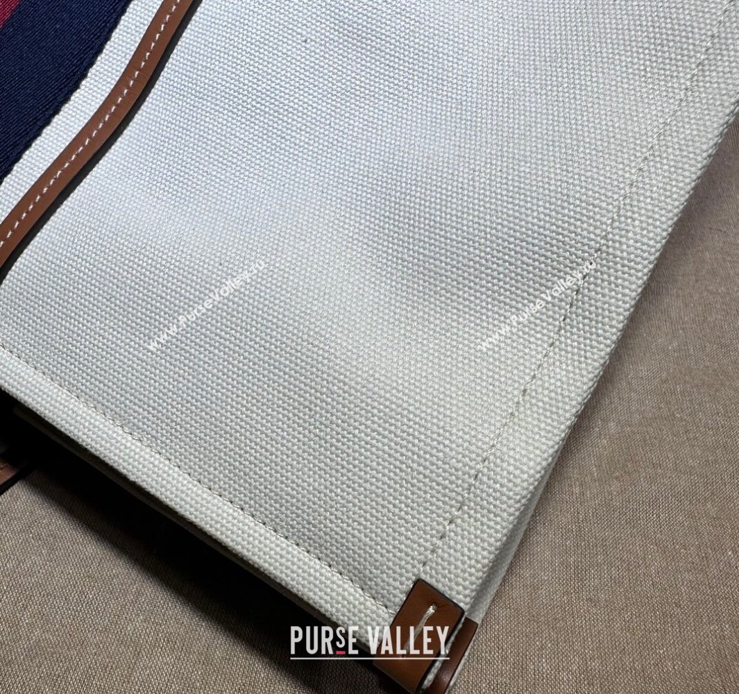 Gucci Large Interlocking G tote bag 727701 White cotton canvas 2024 (dlh-23112201)