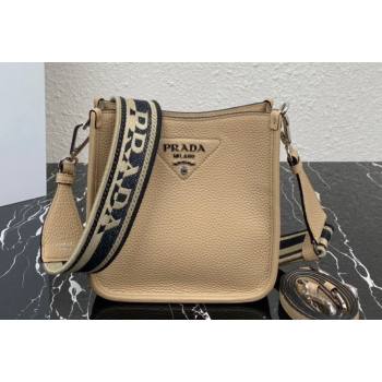 Prada Leather mini shoulder Bag 1BH191 Beige 2023 (ziyin-23111516)
