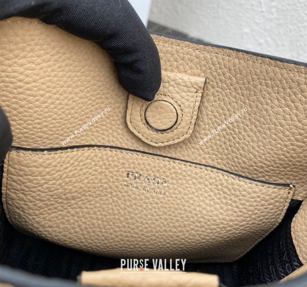 Prada Leather mini shoulder Bag 1BH191 Beige 2023 (ziyin-23111516)