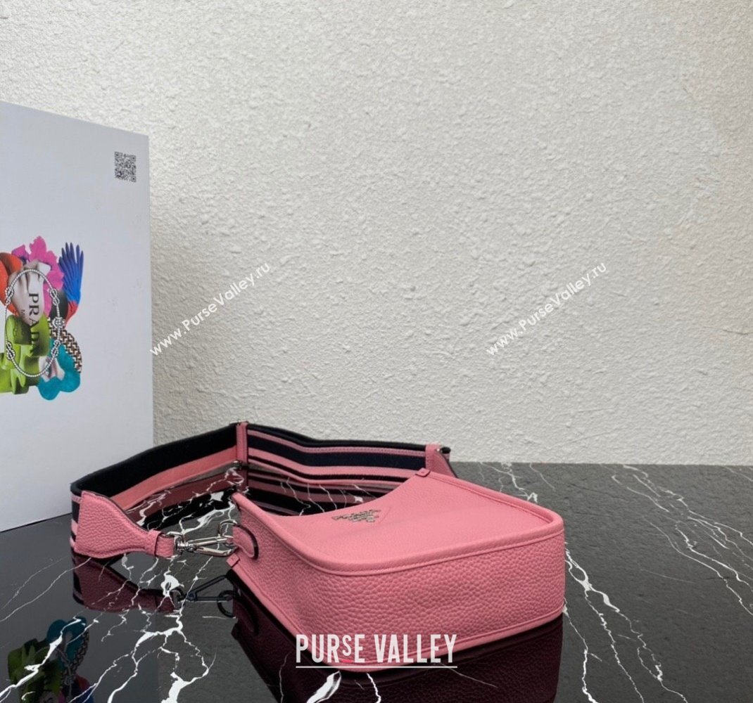 Prada Leather mini shoulder Bag 1BH191 Pink 2023 (ziyin-23111518)