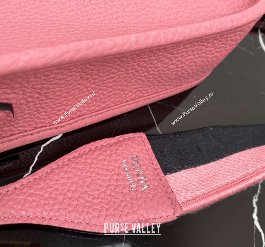 Prada Leather mini shoulder Bag 1BH191 Pink 2023 (ziyin-23111518)
