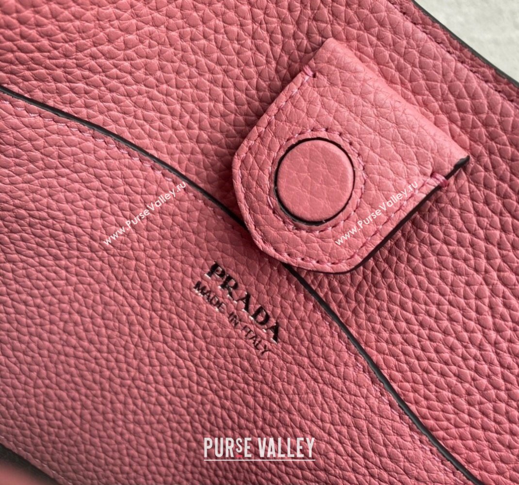 Prada Leather mini shoulder Bag 1BH191 Pink 2023 (ziyin-23111518)