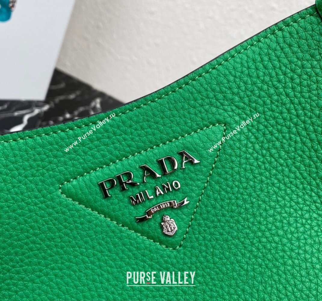 Prada Leather mini shoulder Bag 1BH191 Green 2023 (ziyin-23111520)