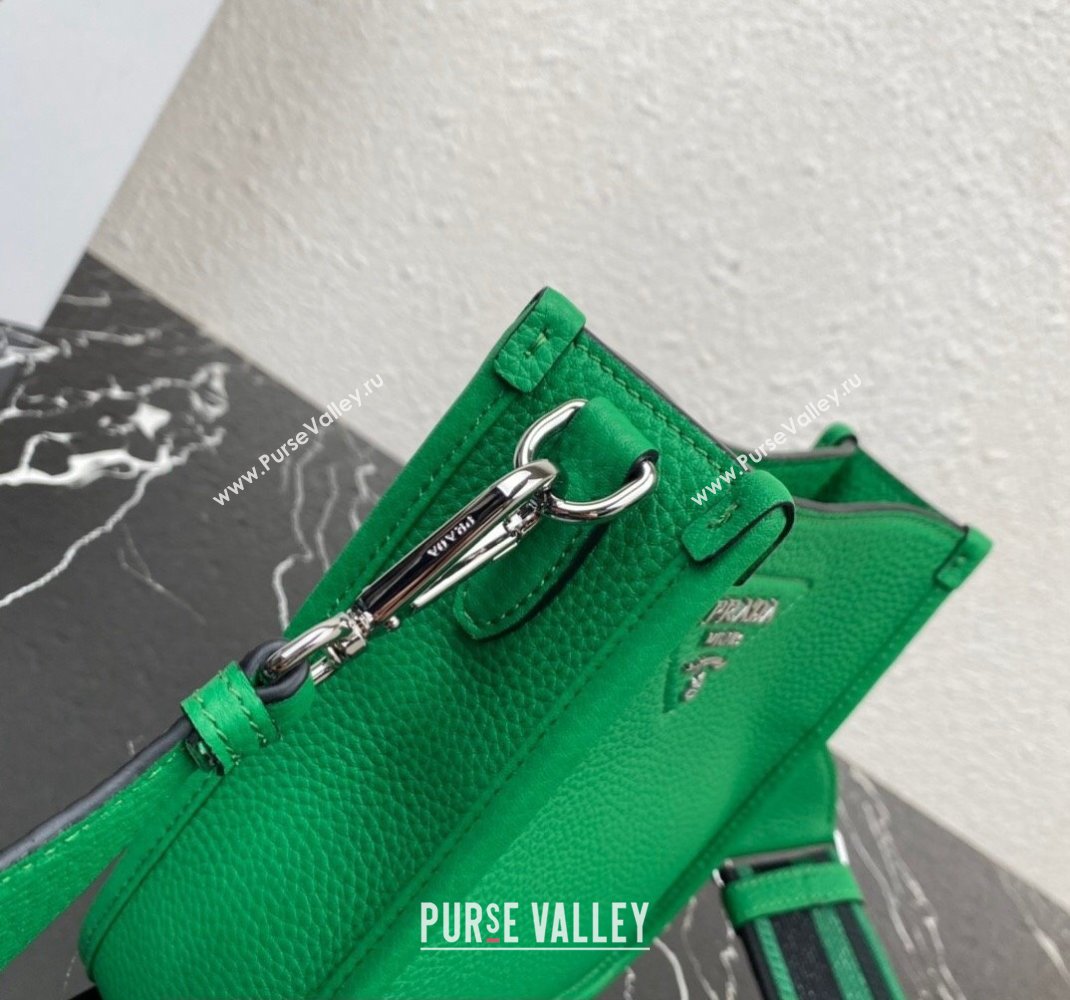 Prada Leather mini shoulder Bag 1BH191 Green 2023 (ziyin-23111520)