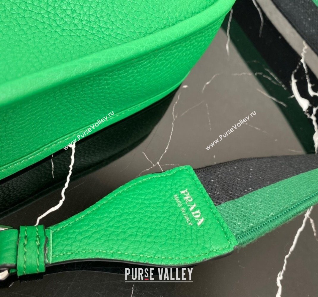Prada Leather mini shoulder Bag 1BH191 Green 2023 (ziyin-23111520)