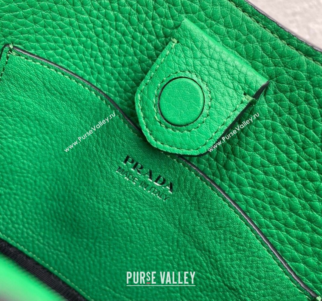 Prada Leather mini shoulder Bag 1BH191 Green 2023 (ziyin-23111520)