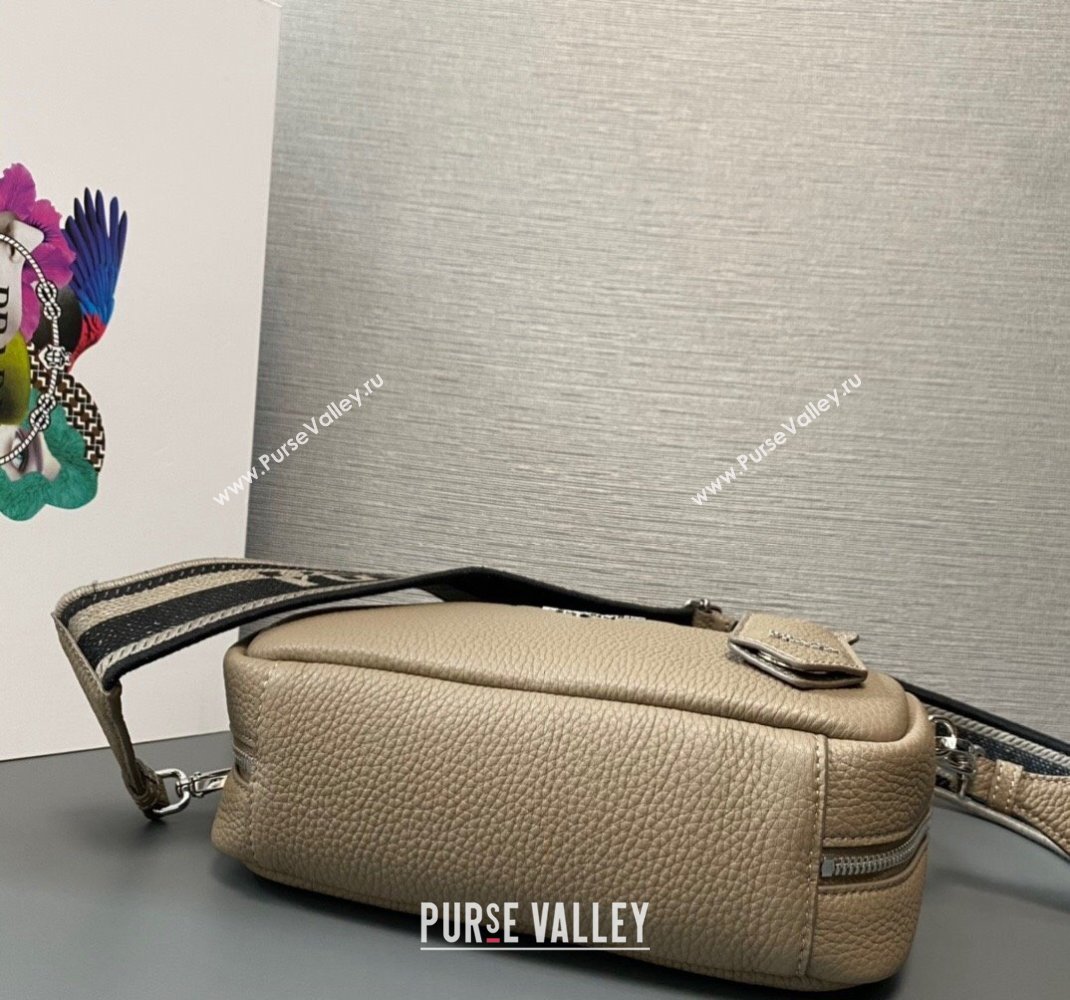 Prada Leather top-handle bag 1BB102 Camel 2023 (ziyin-23111612)