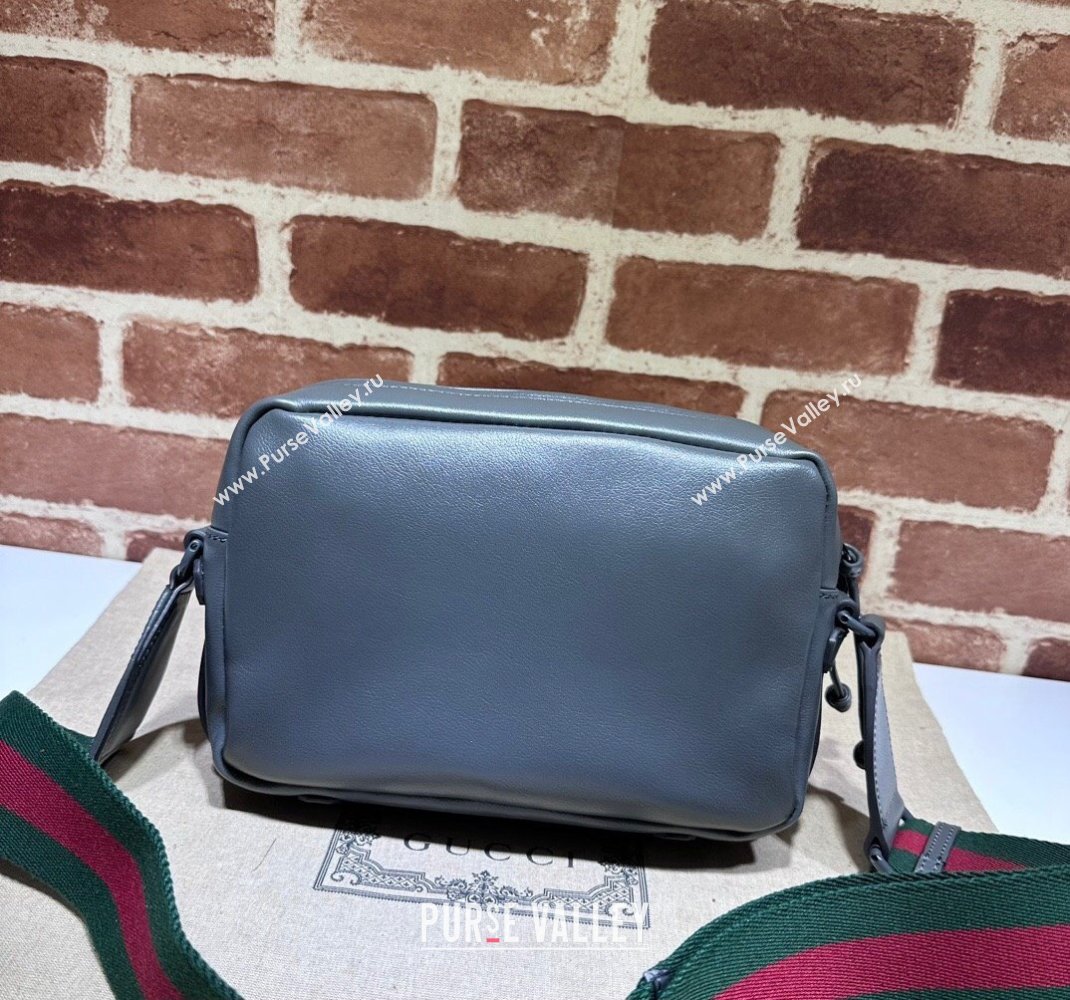 Gucci Shoulder bag with tonal Double G 725696 Leather Gray 2023 (dlh-23111507)
