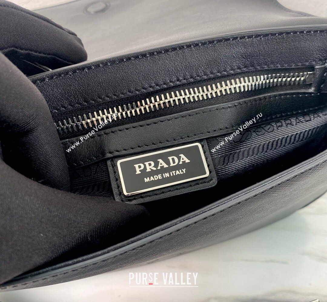 Prada Saffiano leather shoulder bag 2VD059 Black 2023 (ziyin-23111505)