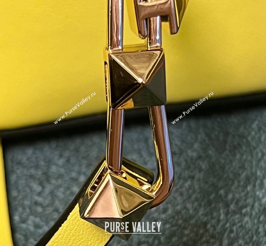 Valentino Rockstud E/W calfskin Large handbag Yellow 2023 (xinyidai-23111609)