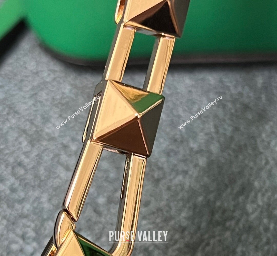 Valentino Rockstud E/W calfskin Large handbag Green 2023 (xinyidai-23111608)