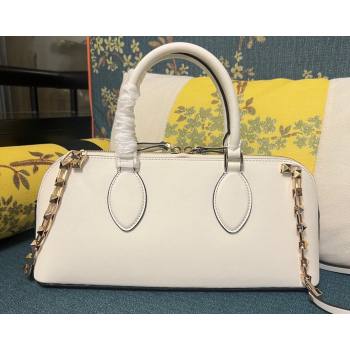Valentino Rockstud E/W calfskin Large handbag White 2023 (xinyidai-23111603)