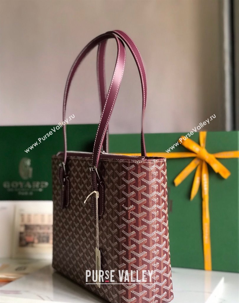 Goyard Okinawa Sac Marie Galante MM Tote bag Burgundy (xinyidai-23112403)