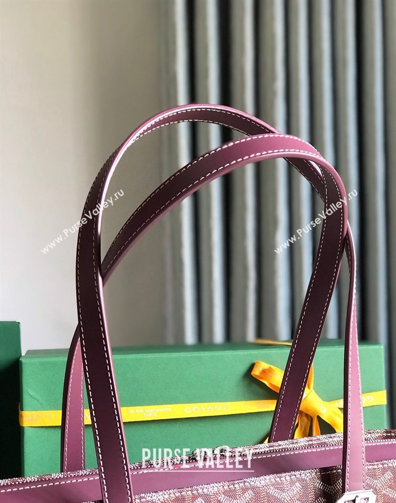 Goyard Okinawa Sac Marie Galante MM Tote bag Burgundy (xinyidai-23112403)