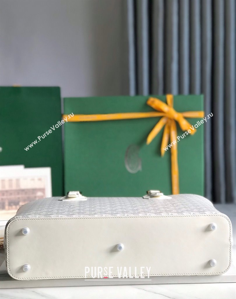 Goyard Okinawa Sac Marie Galante MM Tote bag White (xinyidai-23112406)
