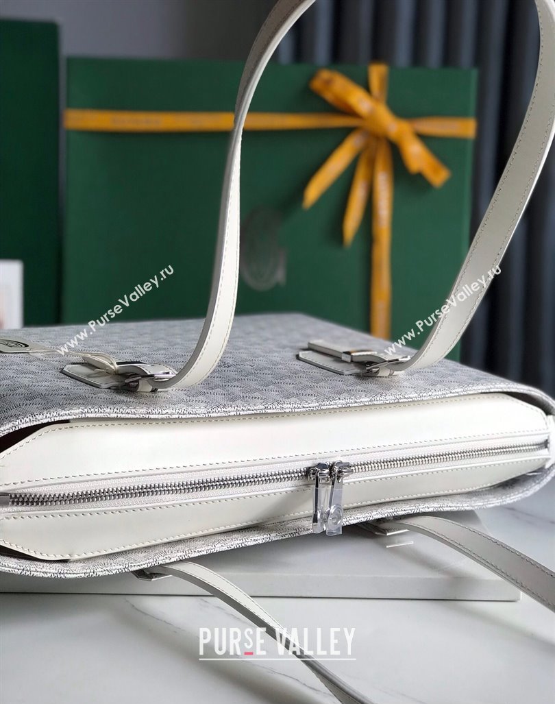 Goyard Okinawa Sac Marie Galante MM Tote bag White (xinyidai-23112406)